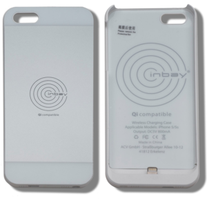 ACV* Polnilna torbica za IPhone® 5/5S, srebrna